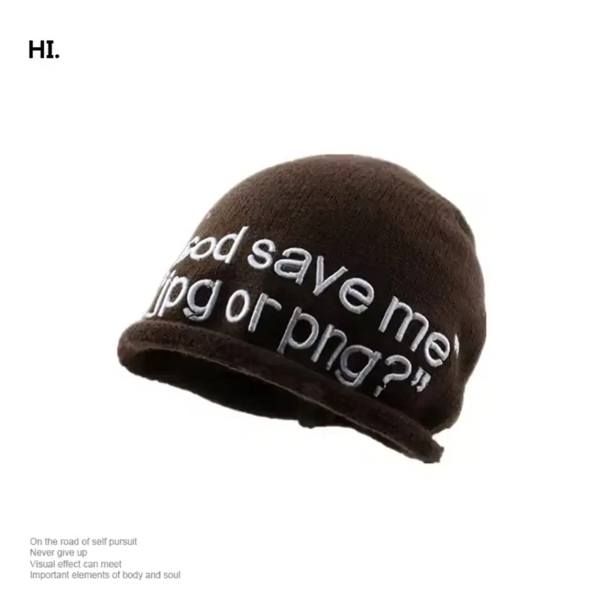 COYSEIO Double Trooper Beanie Cocoa #코이세이오비니,#코이세