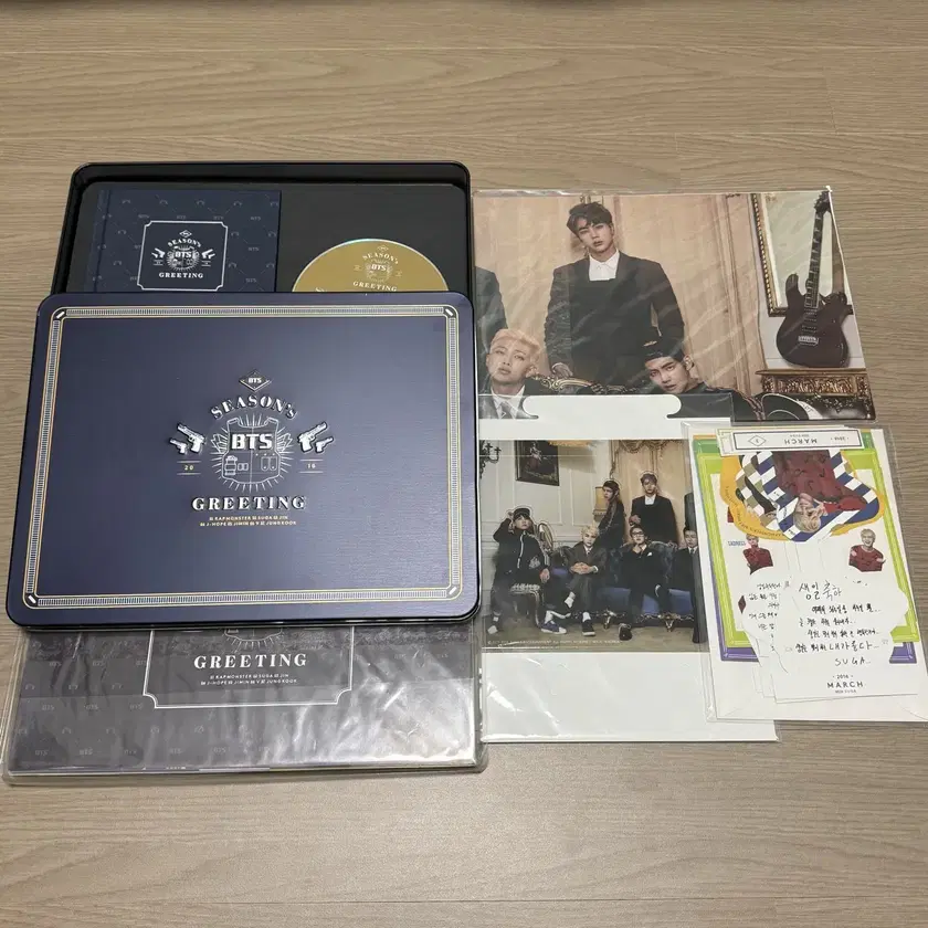 BTS SEASON'S GREETINGS 2015 2016 ボックスセット BTS Bangtan Boys 2015 Season Greetings Full Set Limited Rare