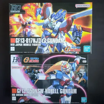 HG 갓 건담 & 노벨 건담