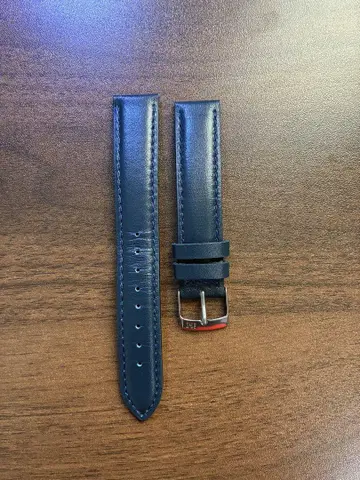 네이비 가죽 시계 벨트 17mm 정가 6600엔