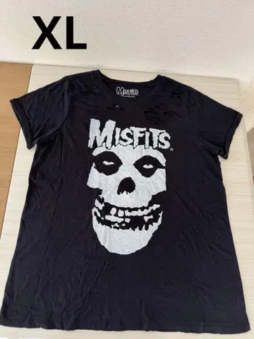 미사용 MISFITS 미스핏츠 밴딩 티셔츠 음악 티셔츠 XL 사이즈
