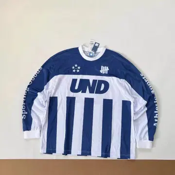 UNDEFEATED 스포츠 셔츠 긴팔 청백
