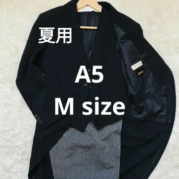 [새상품급] 여름용 모닝 수트 A5 남성용 정장 연미복 3점 SET M
