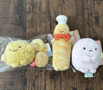 스미코구라시 테노리 봉제 인형 아게다마 타피오카 핑크 빵 점장