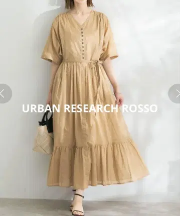 [미사용] URBAN RESEARCH ROSSO 에어리 론 원피스