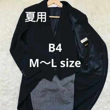 [새상품급] 여름용 모닝 수트 B4 남성용 정장 연미복 3점 SET M