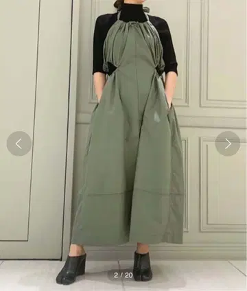 styling/ 사이드 슬래시 밀리터리 원피스
