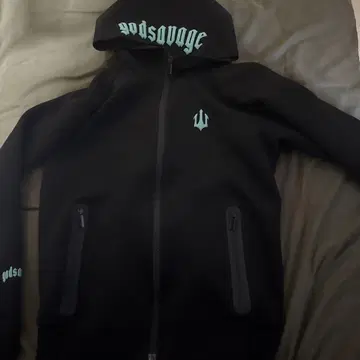 [ 새상품급 ] godsavage 갓사베지 테크 플리스 S