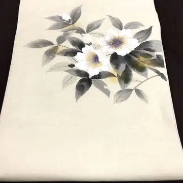 a520 순수 실크 츠무기 나고야 오비 나고야 지어 낙관 기모노