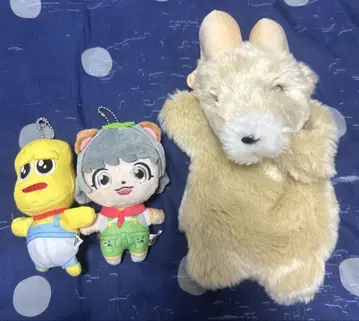 퐁코 피넛 마스코트 키링 염소 퍼펫
