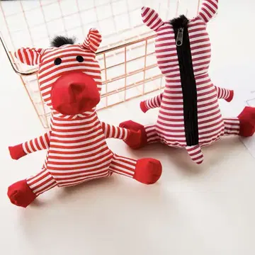 애니멀 에코백(RED) 제브라 얼룩말
