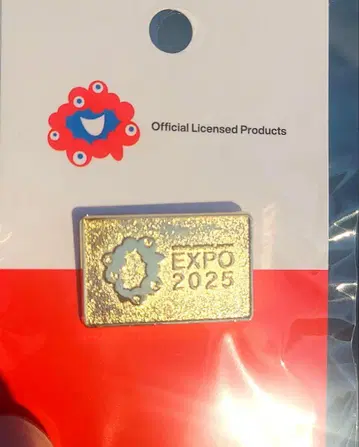 EXPO 2025 핀 배지 akuaku 골드 컬러