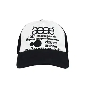 AEAE 로고 프린트 메쉬 캡
