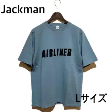 Jackman 잭맨 Homerun T셔츠 쉐도우 블루 L 사이즈