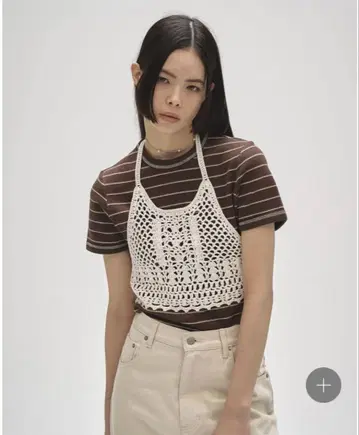 완판 Border Ringer Tee 초코