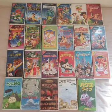 디즈니 지브리 스위미 비디오 VHS 23개 묶음 판매