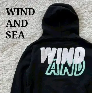 인기 디자인 WIND AND SEA 윈드앤씨 후드티 양면 로고
