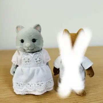 실바니안 패밀리 셰프 & 웨이트리스 그레이 고양이 브라운 쥐 해외