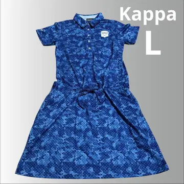 Kappa 골프웨어 폴로 원피스 골프 원피스 리본 L