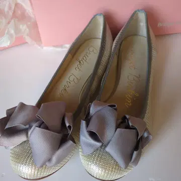 Bridget Birkin 리본 포함 플랫 슈즈 24.5cm