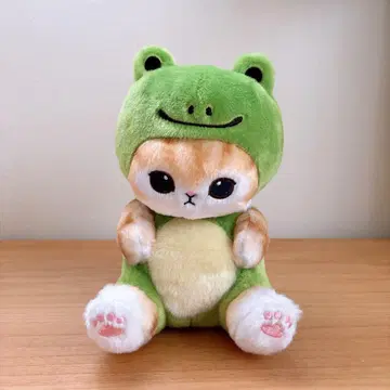 모프 샌드  봉제 인형 개구리냥 새상품급