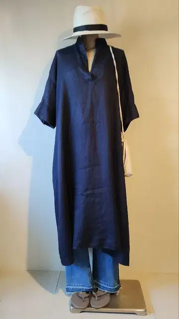 C6281 린넨 스키퍼 원피스