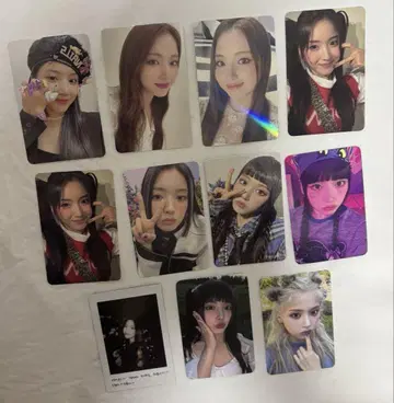 nmixx 지우 포토카드 세트