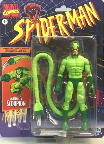 HASBRO (VINTAGE RETRO) 스파이더맨 스콜피온 6인치