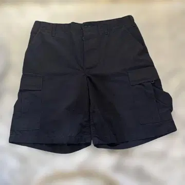 네이비 카고 숏 팬츠