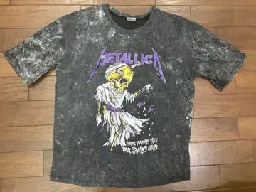 Metallica 밴드 락 반팔 티셔츠 빈티지