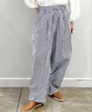 journal standard luxe 턱 팬츠 네이비