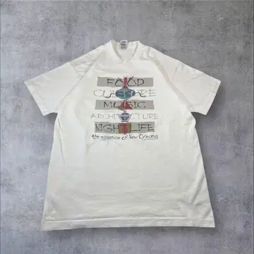 90s USA제 2장 택 메시지 프린트 티셔츠 프룻 오브 더 룸 XL