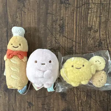 스밋코구라시 손바닥 봉제인형 아게다마 타피오카 핑크 빵 점장