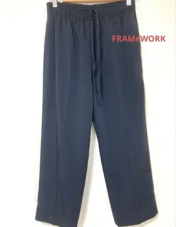 FRAMeWORK 네이비 네이비 센터 프레스 팬츠 40