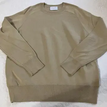 UNITED ARROWS 베이지 크루넥 트레이닝복