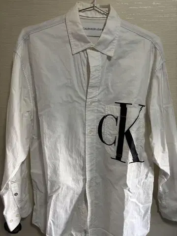 CALVIN KLEIN JEANS 화이트 셔츠