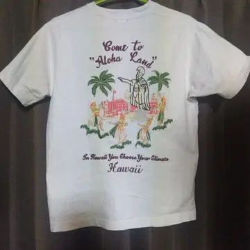 동양 엔터프라이즈 Aloha Land 하와이 자수 T셔츠