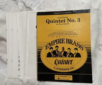 Ewald/Brass Quintet No. 3 악보 SCHIRMER사