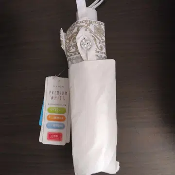 UVION PREMIUM WHITE 우천 겸용 우산 꽃무늬