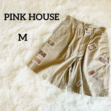 PINK HOUSE 면 100% [큐롯] 빅 루즈 베이지 Y2K 헤이세이