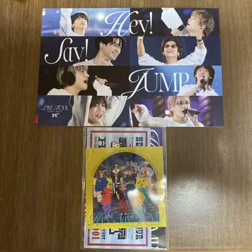 Hey! Say! JUMP 스티커 엽서 H+ 라이브 DVD 혜택