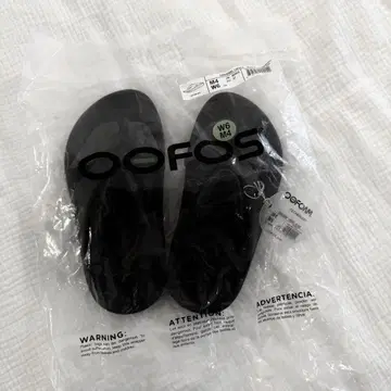 [미사용 새상품] 우포스 OOFOS / 블랙 23cm 리커버리