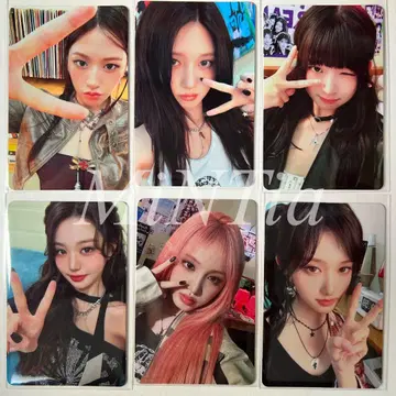 IVE Be Alright 초회 한정판 V판 트레이딩 카드 6장 컴프