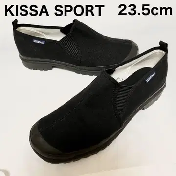 KISSA SPORT 키사스포츠 블랙 슬립온 러버 솔