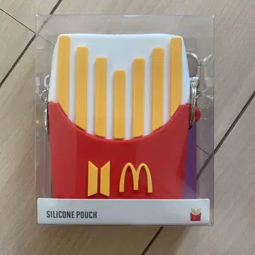 BTS McDonald's 프라이드 포테이토 실리콘 파우치