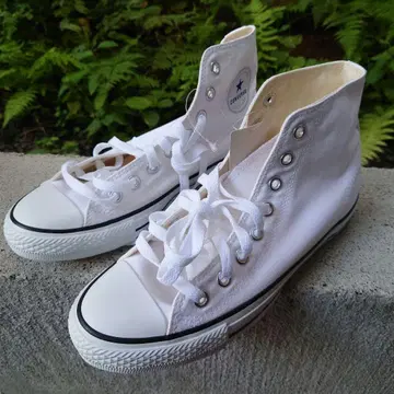 미사용 새상품 컨버스 하이컷 화이트 25.5cm