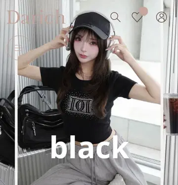 다리치 샤이니 DD 로고 컴팩트 티셔츠
