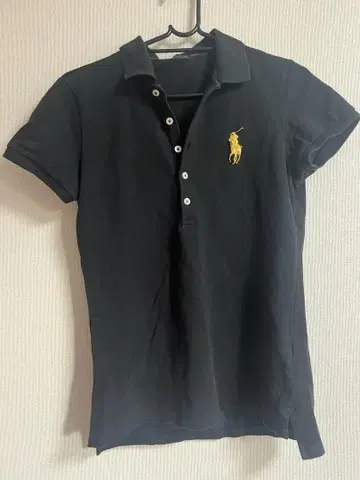 폴로 랄프 로렌 블랙 피케 셔츠 M