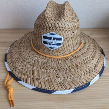 HEMLOCK Straw Hat 밀짚모자 네이비/화이트