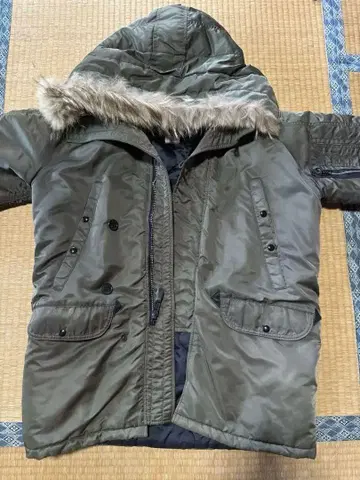 올리브 그린 SPIEWAK 나일론 봄버 자켓 US 규격 40(XL)